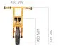 Preview: TopTrike Laufrad Walker Abmessungen Preview: TopTrike Laufrad Walker Abmessungen